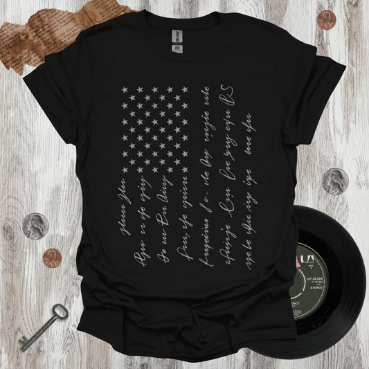 Patriotic Script T-Shirt