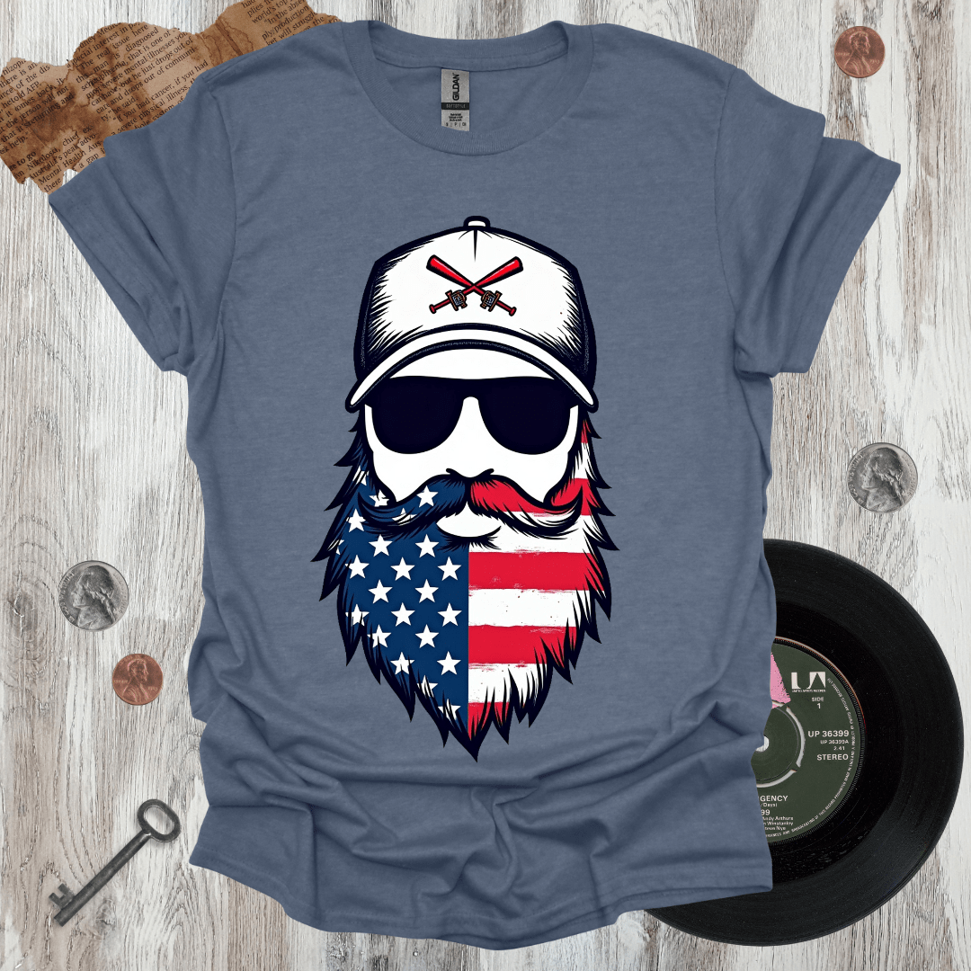 Patriotic Beard T-Shirt