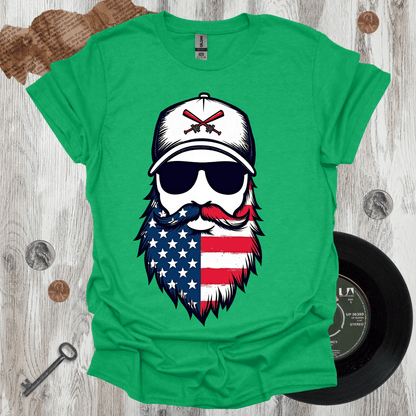 Patriotic Beard T-Shirt