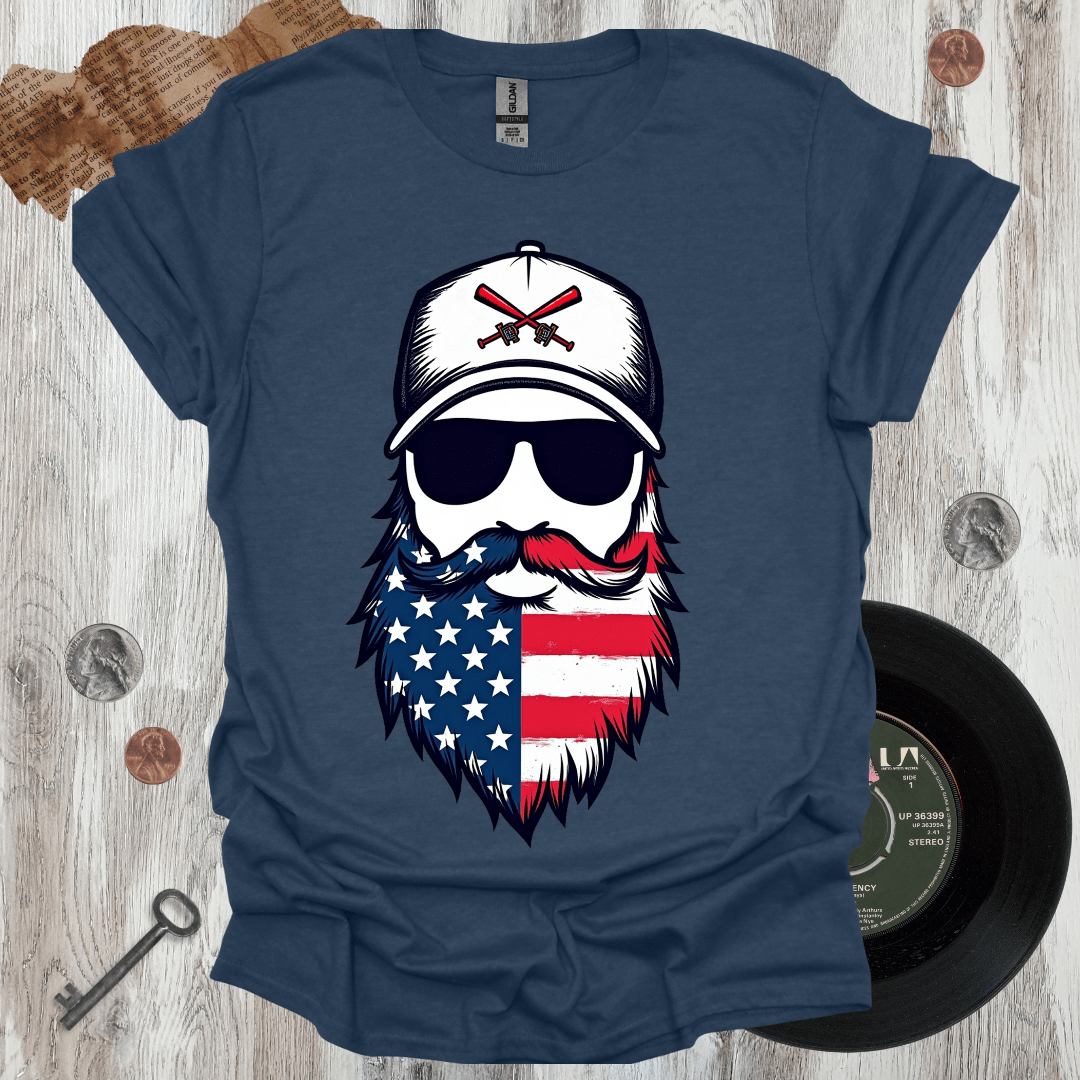 Patriotic Beard T-Shirt