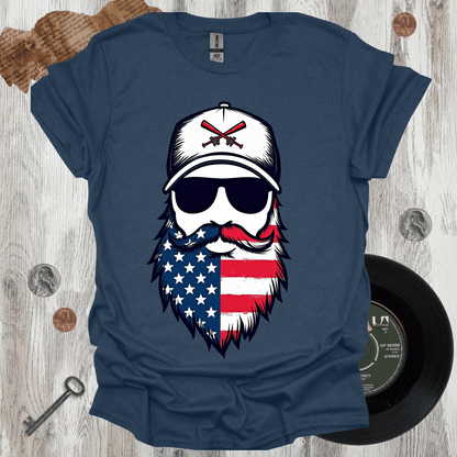 Patriotic Beard T-Shirt