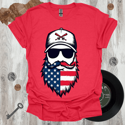 Patriotic Beard T-Shirt