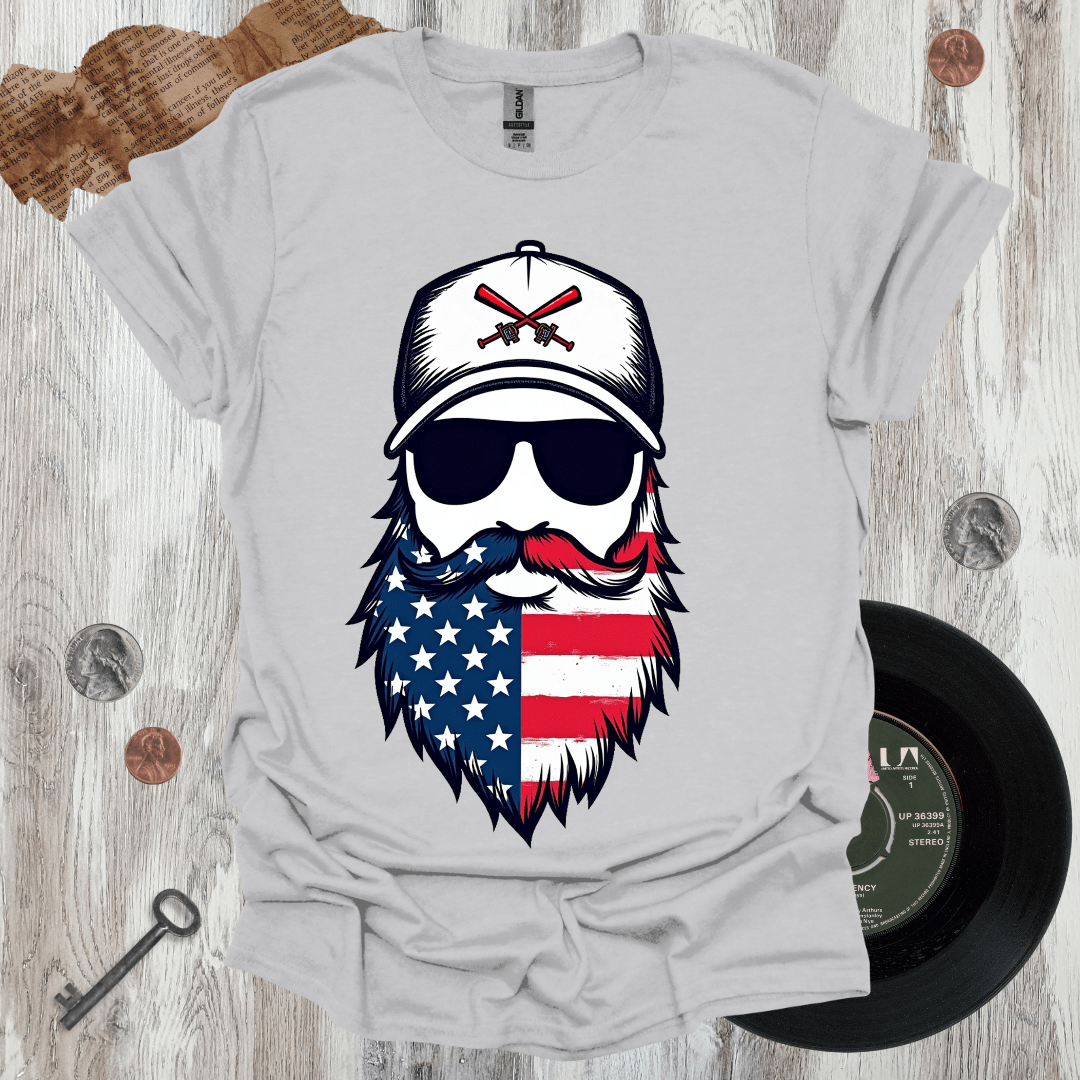 Patriotic Beard T-Shirt