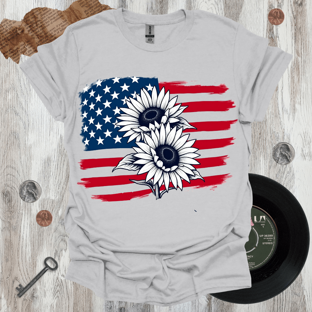 Patriotic Flower T-Shirt