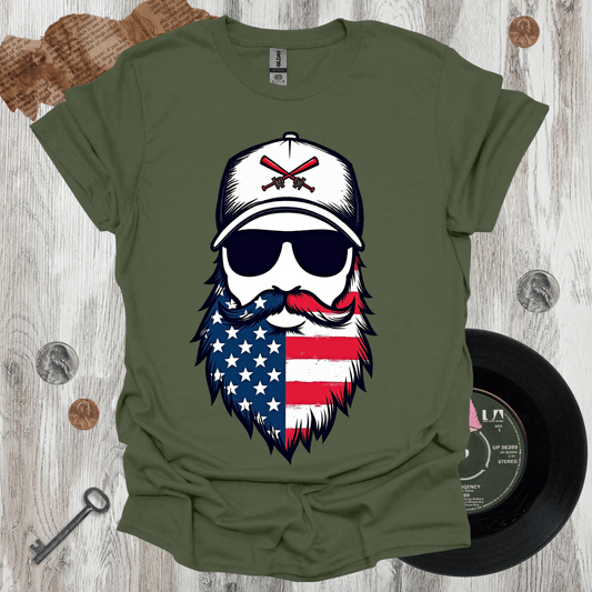 Patriotic Beard T-Shirt