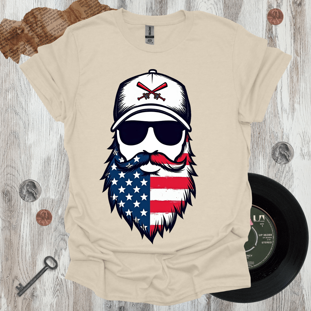 Patriotic Beard T-Shirt