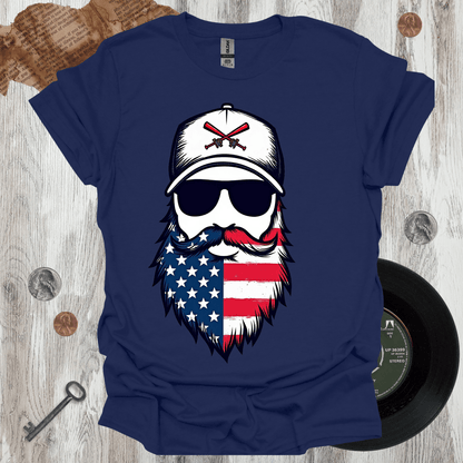 Patriotic Beard T-Shirt