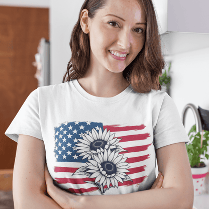 Patriotic Flower T-Shirt