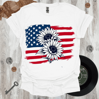 Patriotic Flower T-Shirt