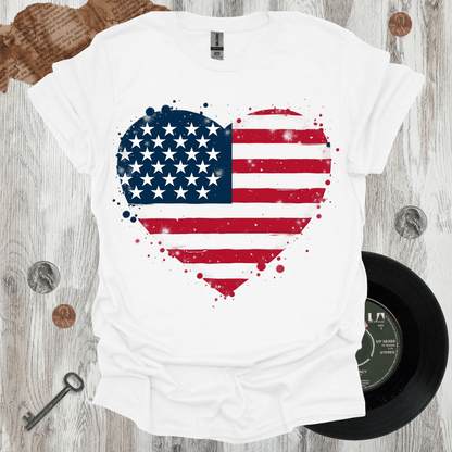 Patriotic Heart T-Shirt